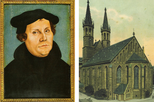Martin Luther und die Ulrichskirche
